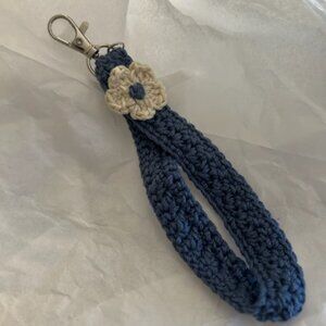 Handmade Crocheted Wristlet, Made with Love :)